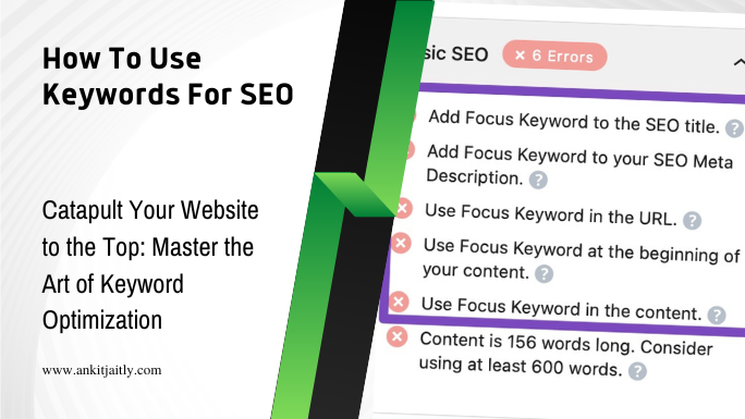 How To Use Keywords For SEO
