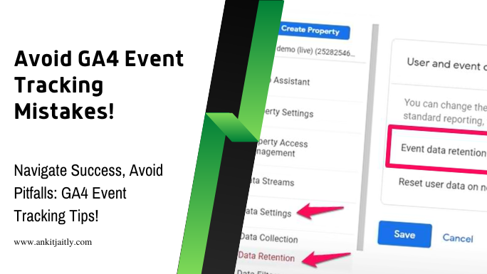What are some common mistakes to avoid when setting up event tracking in Google Analytics 4?
